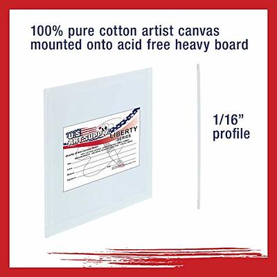 Stretched Canvases for Painting 2 Pack 36x48 inch, 100% Cotton 12.3 oz Triple Primed Painting Canvas, 3/4 Profile Acid-Free Large Paint Canvas