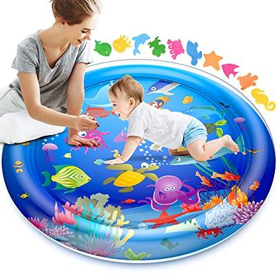 Tummy Time Water Mat Inflatable Baby Water Play Mat For Kids Perfect  Sensory Toys For Baby Early Development Activity Centers For Infants  Toddlers 3