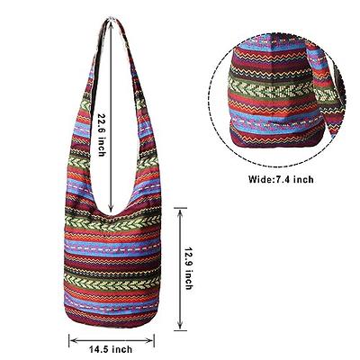 Boho Style Shoulder Bag, Hippie Women's Handbag