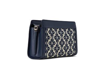 Buy KATE SPADE Spade Flower Jacquard Medium Crossbody Bag, Navy Blue Color  Women