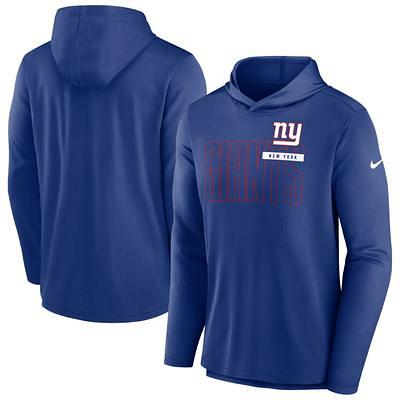 NFL Team Apparel Youth New York Giants Team Drip Black Long Sleeve