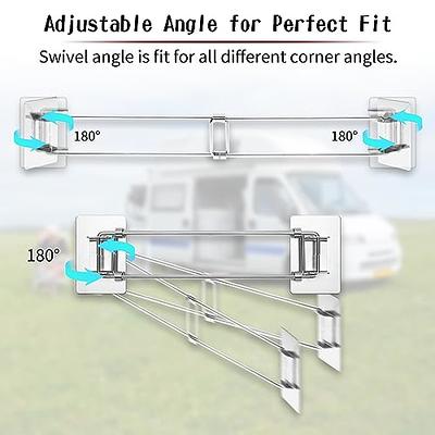 Adjustable RV Storage Bars Corner Securing Bars With Adjustable