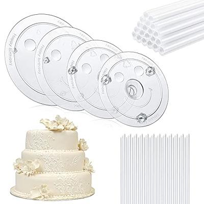 white plastic thicken cake dowel rods