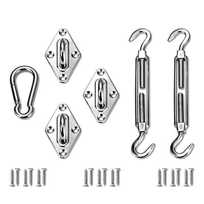 TANG Sunshades Depot Sun Shade Sail Hardware kit Set 6 Inches Super Heavy  Duty Marine Grade for Triangle Shade Sail - Yahoo Shopping