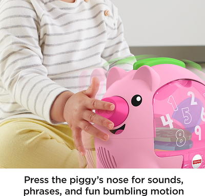 Fisher-Price Laugh & Learn: Learning Piggy Bank Baby Toy 