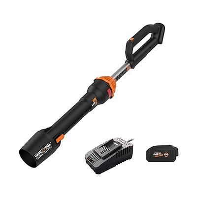 MZK Leaf Blower Cordless Leaf Blower,20V Battery Powered Leaf Blower for  Lawn Care, Electric Lightweight Mini Leaf Blower(Battery & Charger Included)