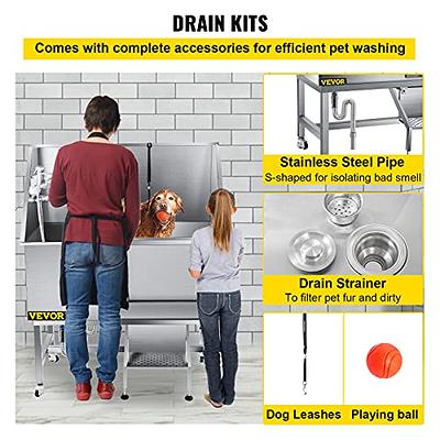 VEVOR Pet Dog Grooming Bath Tub Dog Wash Tub Stainless Steel Shower Salon -  Yahoo Shopping