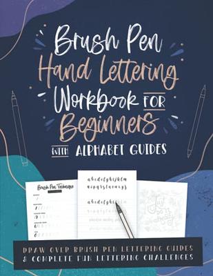 Dyvicl Hand Lettering Pens, Calligraphy Brush Markers for Beginners  Writing, Sketching, Art Drawing, Illustration, Scrapbooking, Journaling,  Black Ink