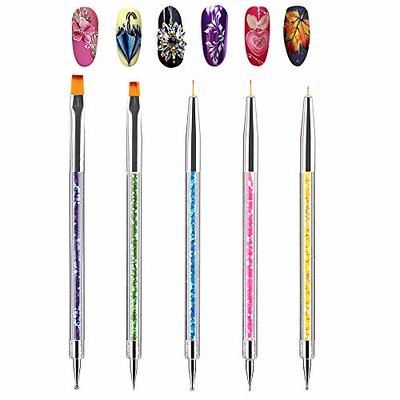 Nail Rhinestone Picker Dotting Tool with Wax Head, Dual-ended DIY