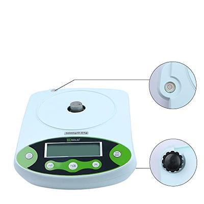 U.S. Solid 1mg Analytical Balance 500g x 0.001g High Precision Digital Lab Scale with 2 LCD Screens, RS232 USB Interface