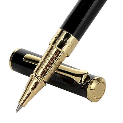 ELIZO Luxury Pen 24K Gold Pen Fancy Pen Gift Set Rollerball Ink Pens Office  Executive Pen Professional Schmidt Smooth Writing Pens for Men Cute Pens  For Women - Yahoo Shopping