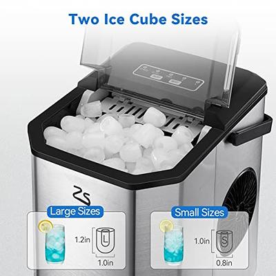 Ice Maker Countertop with Bullet Ice, Zstar 10,000pcs/26Lbs/Day, Portable  Ice Machine with Ice Scoop, 45lb Quiet Design and Self-Cleaning Function  for Kitchen Office Stainless Steel - Yahoo Shopping