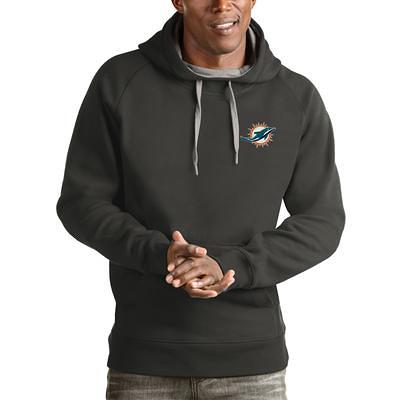 Detroit Lions Antigua Victory Pullover Hoodie - Black