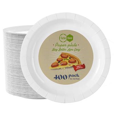 FOCUSLINE 360 Pack Paper Plates 8.375 Inch, Disposable Paper Plates Bulk  360 Count, Soak-Proof & Cut-Proof Bulk Paper Plates for Parties, Picnic and  Family Gatherings. - Yahoo Shopping
