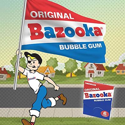 Bazooka Bubble Gum, Original - 6 pieces