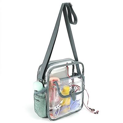  SPODEARS Clear Bag Stadium Approved 12x6x12 Clear Purses for  Women Stadium Clear Bags for Concerts, Small Clear Tote Bag Festival Bag :  Sports & Outdoors