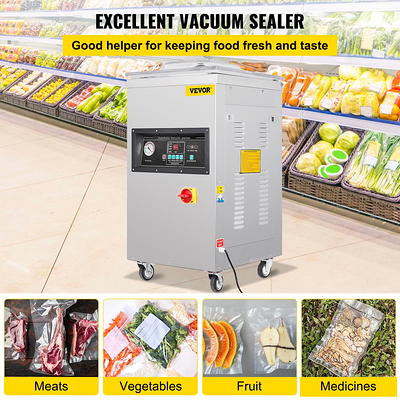 VEVOR Stainless Steel Chamber Vacuum Sealer Kitchen Food Vacuum