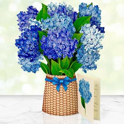 Fresh Cut Paper Pop Up Cards, 5 Pack, 12 inch Life Sized Forever Flower  Bouquet 3D Popup Greeting Cards with Note Card and Envelope