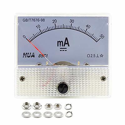 DC 0-150V Analog Panel Voltage Gauge Volt Meter 65C5 2.5% Error