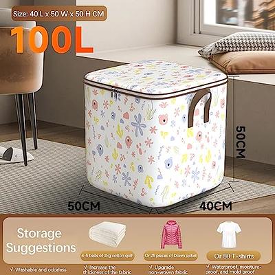 1pc Clothing Storage Bins, Closet Bin With Handles, Foldable Storage  Baskets, Fabric Storage Containers For Organizing Clothes, Home  Organization And