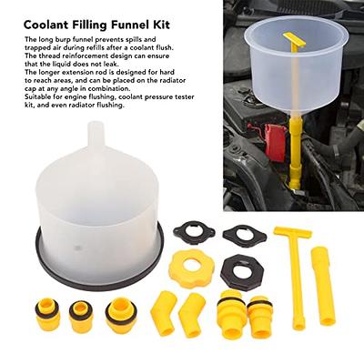 Zixyqol 15 Piece Universal Radiator Coolant Filling Funnel Kit,Prevent  Spills, Automotive Antifreeze Bleeder for Universal Vehicles,Coolant Fill  Kit - Yahoo Shopping