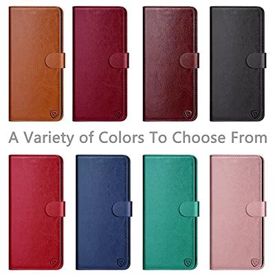 SUANPOT for Samsung Galaxy S22 with RFID Blocking Leather Wallet Case Credit Card Holder,Flip Folio Book Phone Case Shockproof Cover Women Men for