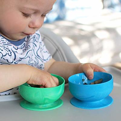 ChooMee Silicone Baby Suction Bowls, Non Slip Extra Strong Suction Base  with Durable and Firm Bowl, Ideal for Infant and Toddler Baby Led Feeding