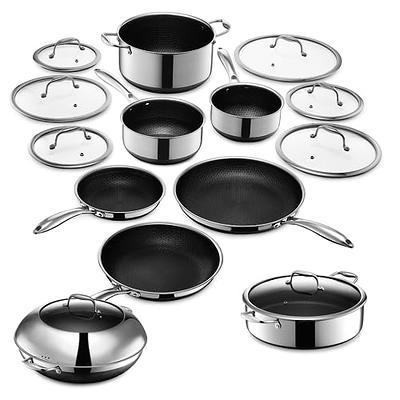 CAROTE 21Pcs Pots and Pans Set, Nonstick Cookware Sets, White Granite  Induction Cookware Non Stick Cooking Set w/Frying Pans & Saucepans(PFOS,  PFOA Free) - Yahoo Shopping