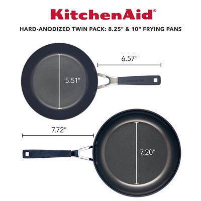 KitchenAid 10-Piece Hard Anodized Ceramic Nonstick Cookware Set, Pistachio