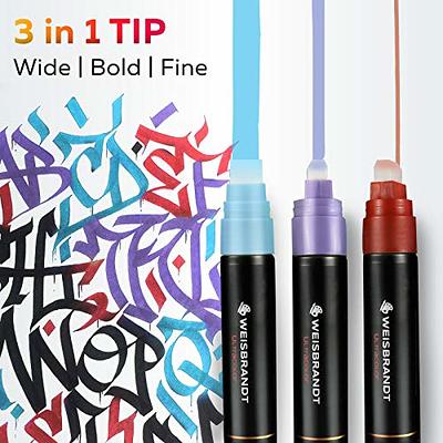  CUHIOY Pastel Chalk Markers for Blackboard, 8 Color Liquid Dry  Erase Marker for Chalkboard, Erasable 6mm Reversible Tip Drawing Chalk for  Display DIY Windows Glass Kids Painting - Gifts for