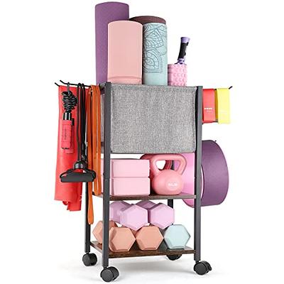 Yoga Mat Storage Basket, Home Yoga Studio Fitness Equipment Storage Box,  Fitness Yoga Accessories, Suitable for Yoga Mats/foam Rollers/tennis