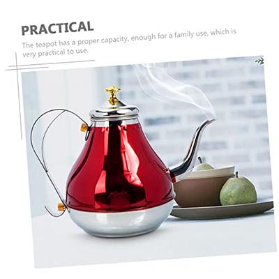 Creative Home Nobili-Tea 2 qt. Stainless Steel Tea Kettle with Tea Infuser