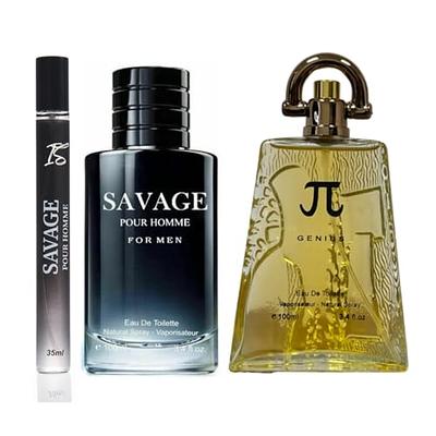 INSPIRE SCENTS Savage Cologne for Men + PI by Genius Cologne for