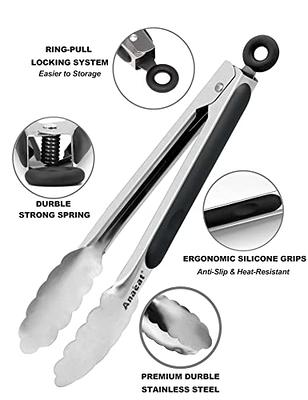 Silicone stainless Steel Kitchen Tongs Premium Stainless - Temu