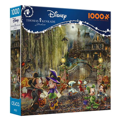 Ceaco - 4 in 1 Multipack - Thomas Kinkade - Disney Dreams Collection -  Tangled, Mickey and Minnie Mouse, Dumbo, & The Little Mermaid - (4) 500  Piece