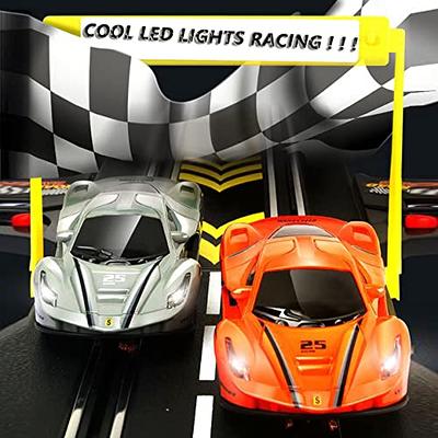 Slot Car 1 43 Scale Electric High Speed Race Track F1 Polizei Racing Cars  Vehicle Toy