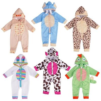 Newborn Reborn Baby Doll Clothes Accessories 3 pcs Set for 18