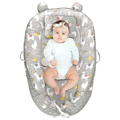 Baby Lounger for Newborn, Soft Breathable Lounger Cover Fits 0-24 Months  Newborn Infant Babies