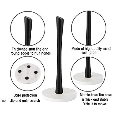 kitchen paper towel roll holder, Black/White Marble Kitchen roll Holder