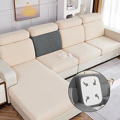 Subrtex Stretch PU Leather Sofa Seat Covers Couch Cushion Cover Waterproof  Furniture Protector (Loveseat, Wine) 