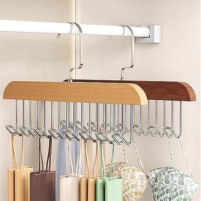 2pcs Space-saving Multifunctional Plastic Clothes Hangers For Home