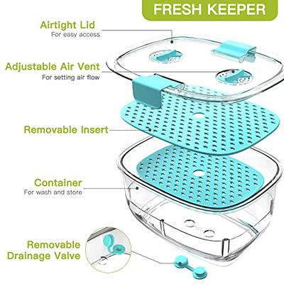 Luxear Fresh Keeper Refrigerator Storage Containers