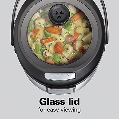 20-Cup (Cooked) Digital Rice Cooker with Glass Lid