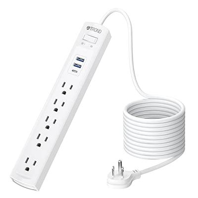 Utilitech 4-ft 6-Outlet 1000 Joules 1875-Watt Indoor Ac Surge Protector in  the Surge Protectors department at