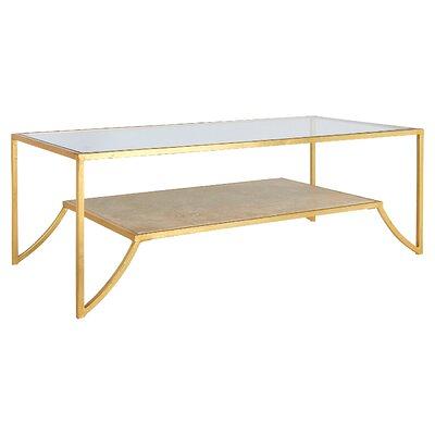 3-Tier Industrial Style Coffee Table with Storage and Heavy-Duty Metal Frame