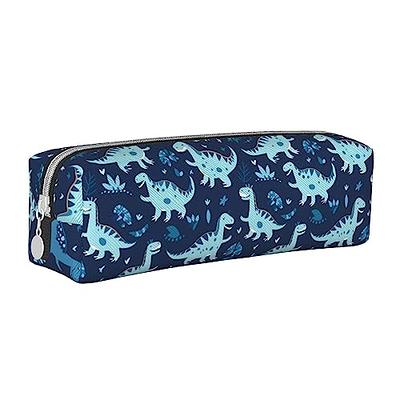 Blue Dinosaurs Pencil Case Girl Boy Small Pencil Pouch for Kids Simple Pen  Box Zipper Lightweight for Office School Organizer Storage Bag - Yahoo  Shopping