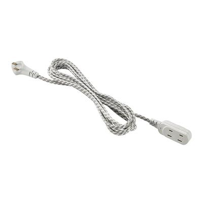 Vanguard 12 ft. x 16/2 Gauge Flat Plug Braided Indoor Extension Cord -  Yahoo Shopping