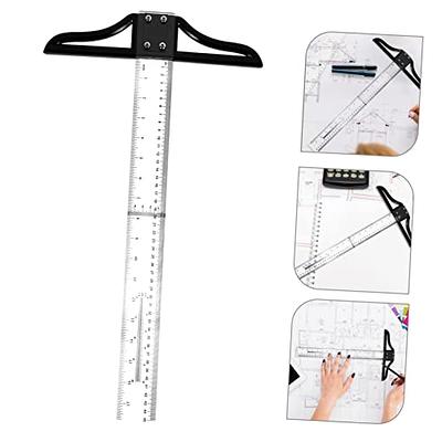 T Shaped Ruler T Ruler T-Square T-Shaped Ruler Acrylic Detachable T Square  Ruler Acrylic Square Ruler - Yahoo Shopping