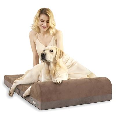 WEVEGO Jumbo Orthopedic Dog Bed, 7.87-inch Thick Gel Memory Foam