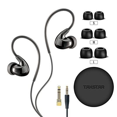 CCZ Melody in Ear Monitor, Dynamic Hybrid Dual Driver in Ear Earphones  1BA+1DD HiFi Wired Headphones Musicians IEM Upgrade Deep Bass Suitable for  Bass